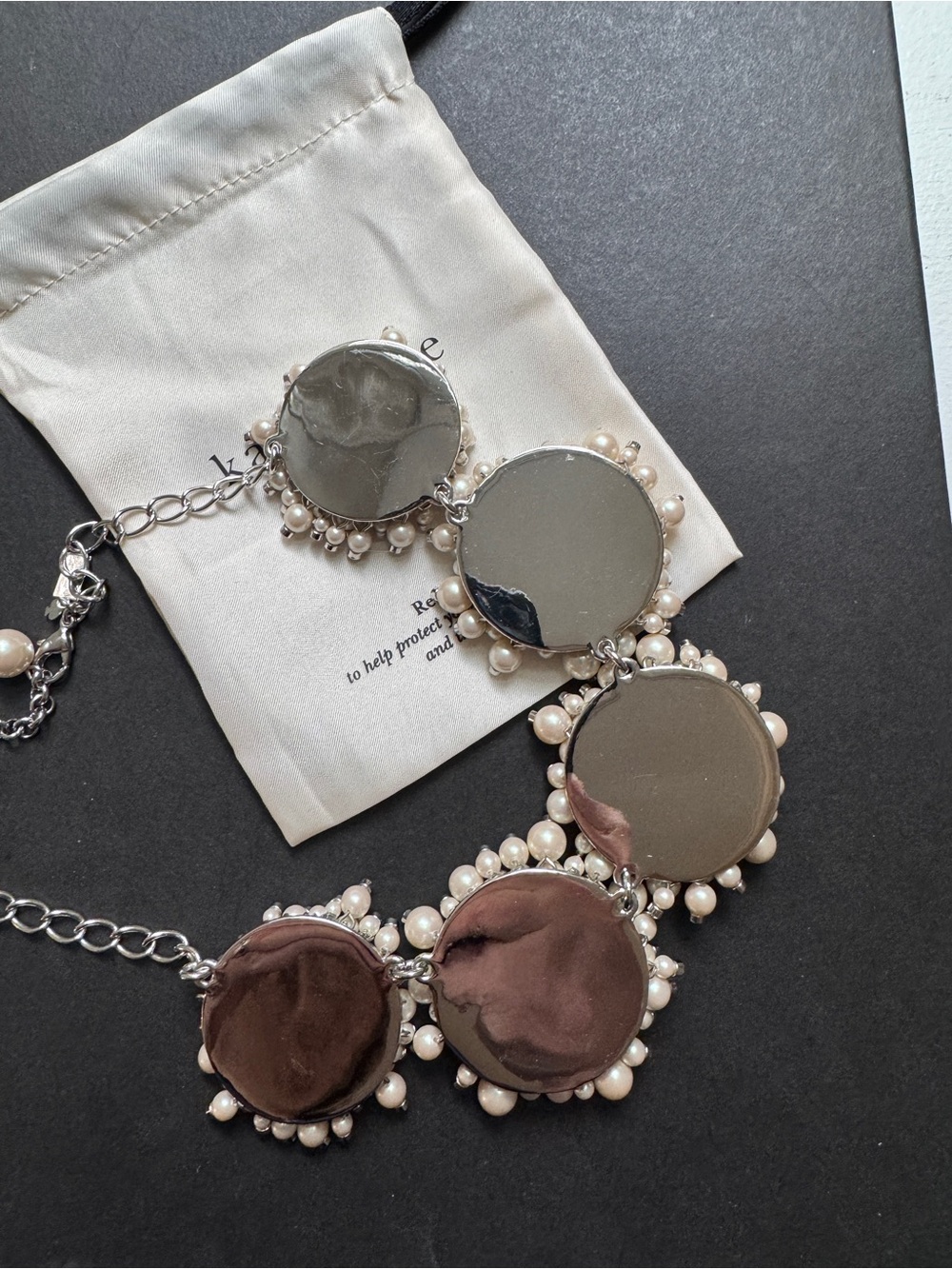 Kate Spade Pearl Bauble Necklace - Picture 6 of 8